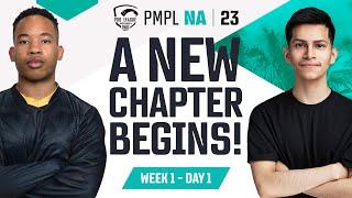 [EN] 2023 PMPL North America  W1D1 | Spring | PUBG MOBILE Pro League
