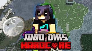 SOBREVIVI 1.000 DIAS NO MINECRAFT HARDCORE - O FILME COMPLETO