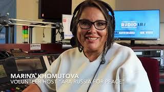 Radio ARA, Luxembourg, MARINA KHOMUTOVA, "ARA RUSSIA FOR PEACE"