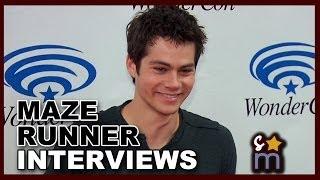 Dylan O'Brien THE MAZE RUNNER Interviews WonderCon with Will Poulter