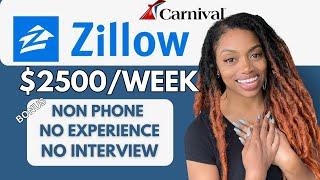 Zillow Is Hiring Make $2,500/WK I 4 No Phone Remote Jobs 2024