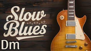 Slow Blues Guitar Backing Track in Dm