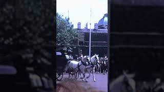 London 1975 Guards on parade.