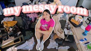 deep cleaning my MESSY room (motivation when you’re in a slump)