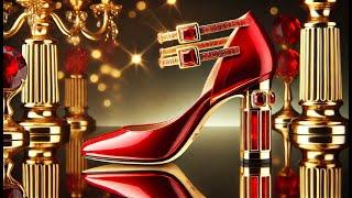 Step into Elegance The Luxor Starr Luxury Shoe Collection, Glamorous pearl-encrusted shoes