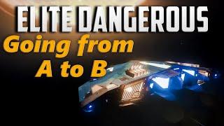 Going from one place to another place in Elite Dangerous [60fps 1080p]