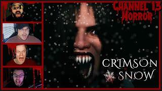 "She's Behind Me"  - Gamers React to Horror Game Crimson Snow