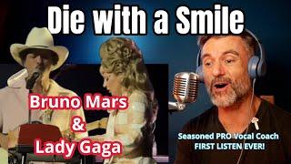 Seasoned Vocal Coach Reacts: ‘Die with a Smile’ Lady Gaga and Bruno Mars 1st LIVE PERFORMANCE