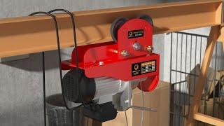 BEAMNOVA 0.5 Ton Manual Trolley for I-Beam with 1.57-4.64 in Wide Flange
