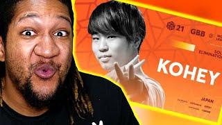 Reaction to Kohey  | GRAND BEATBOX BATTLE 2021: WORLD LEAGUE | Solo Elimination