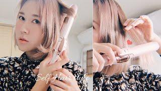 [Self hair style] 단발머리 고데기, 비달사순 투인원 스타일러VSC3290PK