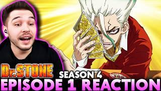 Dr. STONE Season 4 Episode 1 REACTION & REVIEW!