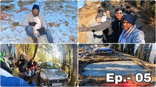 EPISODE 05 || Shimla Trip || Delhi to Shimla by bike || Finally Snow Mil hi Gayi