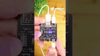 Плата для тестирования USB, Type C, Lightning проводов.