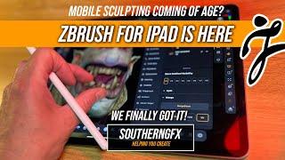 ZBrush on the iPad - FIRST LOOK