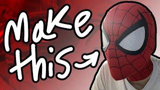 HOW TO MAKE A SPIDER-MAN MASK - Easy DIY Cosplay Tutorial