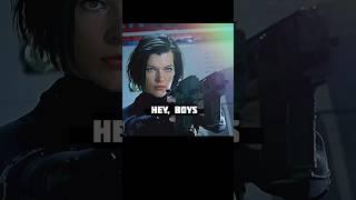 Alice Vs Axeman #shorts #residentevil