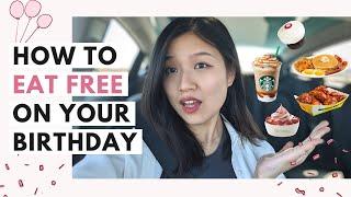 Revealing Top 5 Places You Can Get Free Food on Your Birthday | What's the Catch?