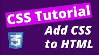 Adding CSS to HTML in 3 Ways (CSS Tutorial for Beginners (2020) - #2)