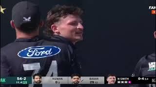 Babar Azam Wicket, Out, Dismissal TODAY MATCH By Nathan smith bowling | Pak vs NZ final