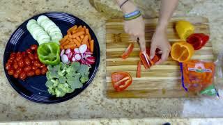 DIY Veggie Platter- Easy and Inexpensive!