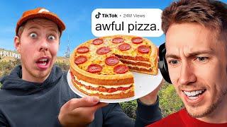 Miniminter Reacts To Testing Viral TikTok Food (USA Edition)