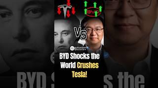 BYD Overtakes Tesla: The Ultimate EV Showdown! #automobile #viralshortsforyou #facts#tesla