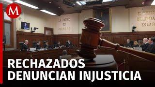 Abogados excluidos de elección judicial buscan ser reconsiderados a través de batalla legal