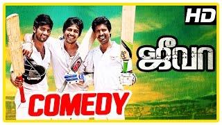 Jeeva Tamil movie | comedy scenes | Vishnu | Soori | Sri Divya | Lakshman Narayan