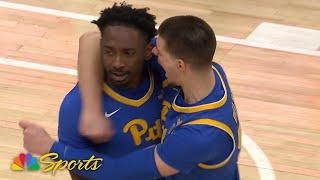 Zack Austin hits game-winning 3-pointer for Pittsburgh vs. Ohio State | College Basketball on NBC