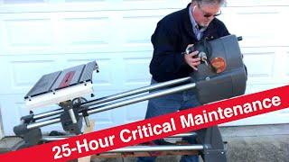 25-Hour Run-Time Critical Shopsmith Maintenance, Headstock Removal & Lubricating & V-Belt Removal