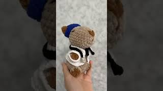 Вязаная капибара крючком . Капибара-доктор #amigurumi #амигуруми #вязанаяигрушка #crochet