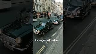 The New Italian Job Movie in London  With Michael Caine