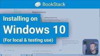 Manual BookStack Installation on Windows 10