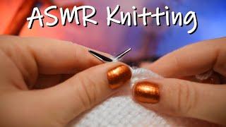 ASMR Knitting | Soft Warm Headband, Peaceful Knitting in Silence!