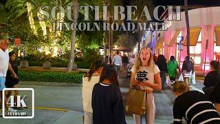 LINCOLN ROAD MALL, MIAMI BEACH 4K UHD 60FPS FLORIDA USA