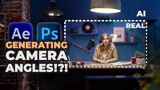 Generative Fill for Video | Creating a FAKE Camera Angle in Photoshop & After Effects