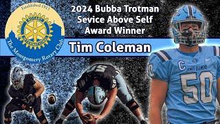 Tim Coleman Bubba Trotman 2024 Award Winner