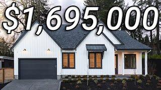 INSIDE A $1.695 Modern SW Portland Farmhouse | Oregon Real Estate