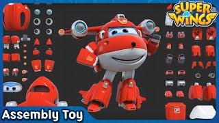 [SuperWings Assemble] Super aufgeladener Jett! | Montagespielzeug | Super Flügel Spielzeug