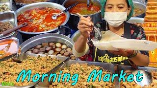 Tour of a very popular morning market in Nakhon Pathom Thailand.