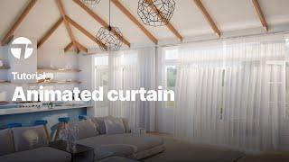 How to create an animated curtain | Twinmotion Tutorial