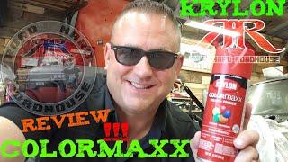 KRYLON COLORMAXX SPRAY PAINT REVIEW SATIN PIMENTO