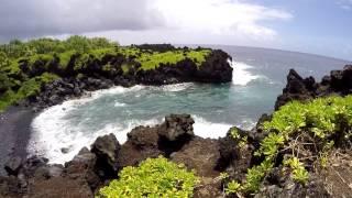 Black Sand Beach, Road to Hana, Maui July 2016