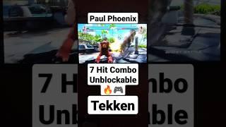 Paul Phoenix 7 Hit Combo Unblockable #tekkenshorts #tekken #tekkentagtournament2 #tekkentag2