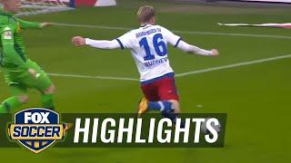 Rudnevs puts Hamburg in front vs. Gladbach| 2015–16 Bundesliga Highlights