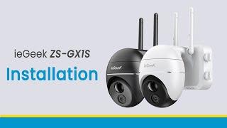 ieGeek ZS-GX1S Installation | Wireless Rechargeable Battery Security Camera