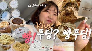 서울 빵투어 Vlog | 빵푸딩 팝업가서 털어오기 | 요미조미, 하프파운드, 진저베어