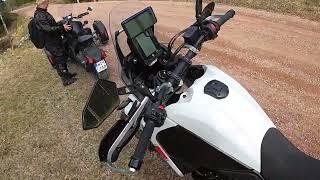 Nice tripp on gravel road with Can-am Ryker 900 Rally and Yamaha Tenere 700 Rally 