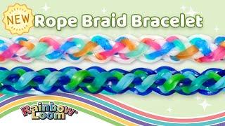 NEW Rope Braid Bracelet Rainbow Loom Tutorial by Angelynn (TutorialsByA™) | Intermediate Level